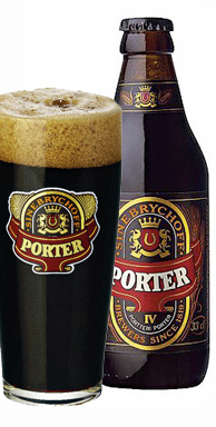 Sinebrychoff Porter bottle and glass