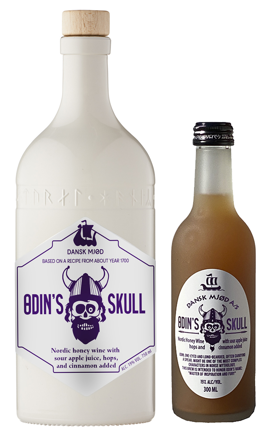 Odin's Skull NEW glass bottles