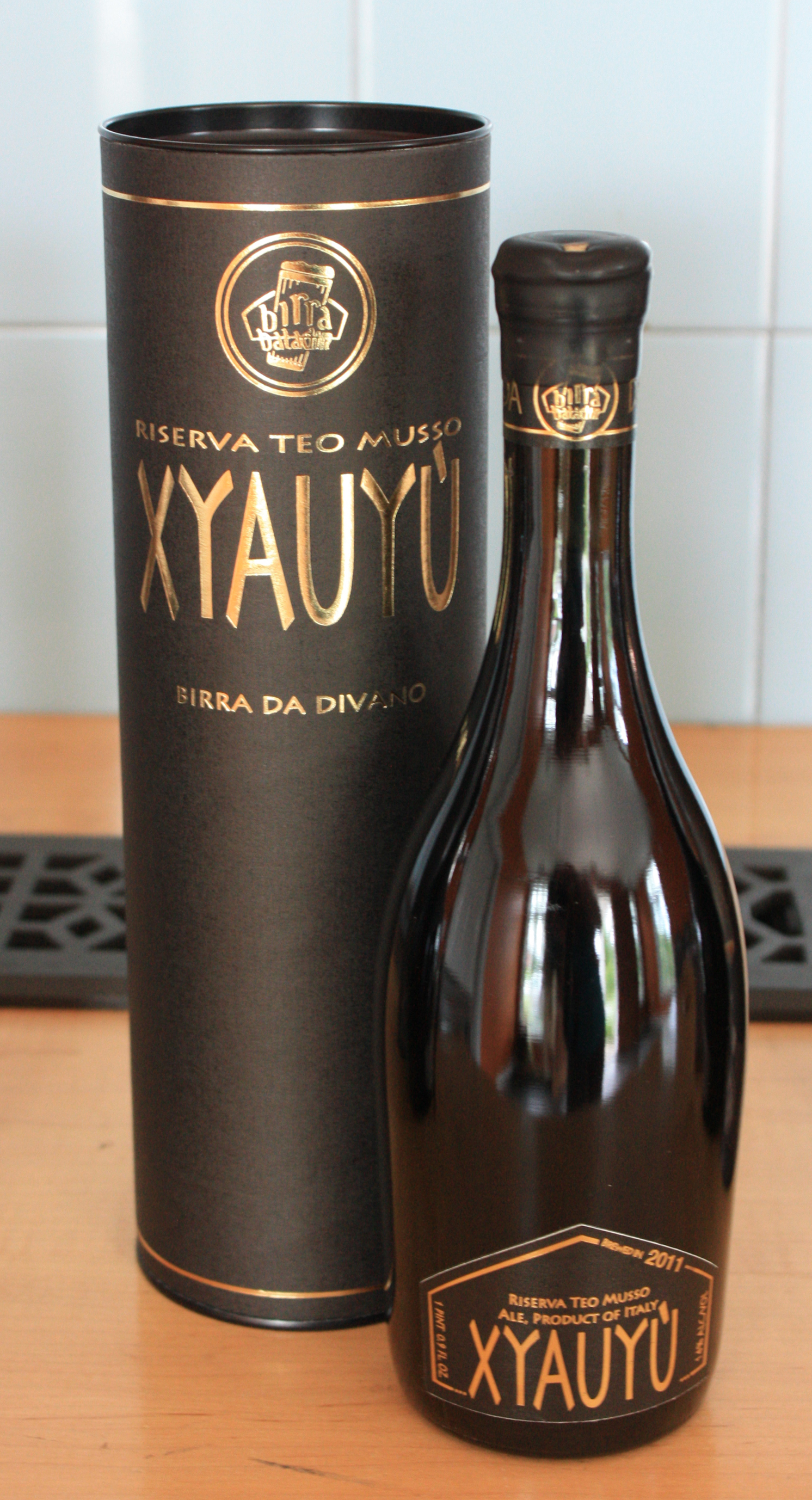 Xyauyu "Gold Edition" 16.9oz. bottle.