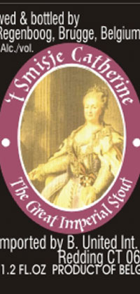 Smisje Catherine the Great 11.2oz bottle label.