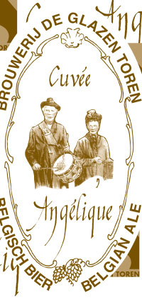 Cuvee Angelique bottle wrapper.