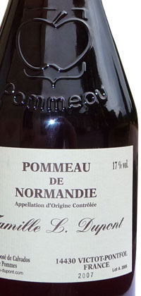 E. Dupont Pommeau 750mL bottle.