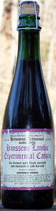 Hanssens Experimental Cassis bottle.